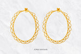 Suncurl Gold Anklet Pair | Sona Sansaar